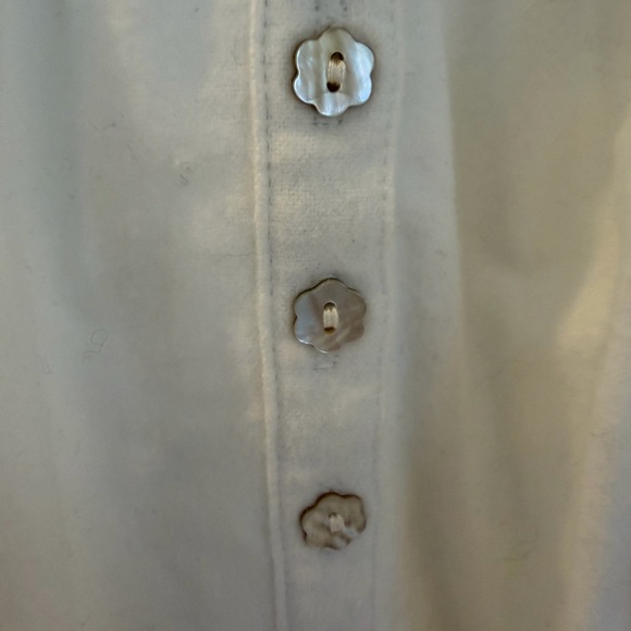 Eileen West Cotton Flannel Nightgown with Lace Trim - Picture 7 of 9